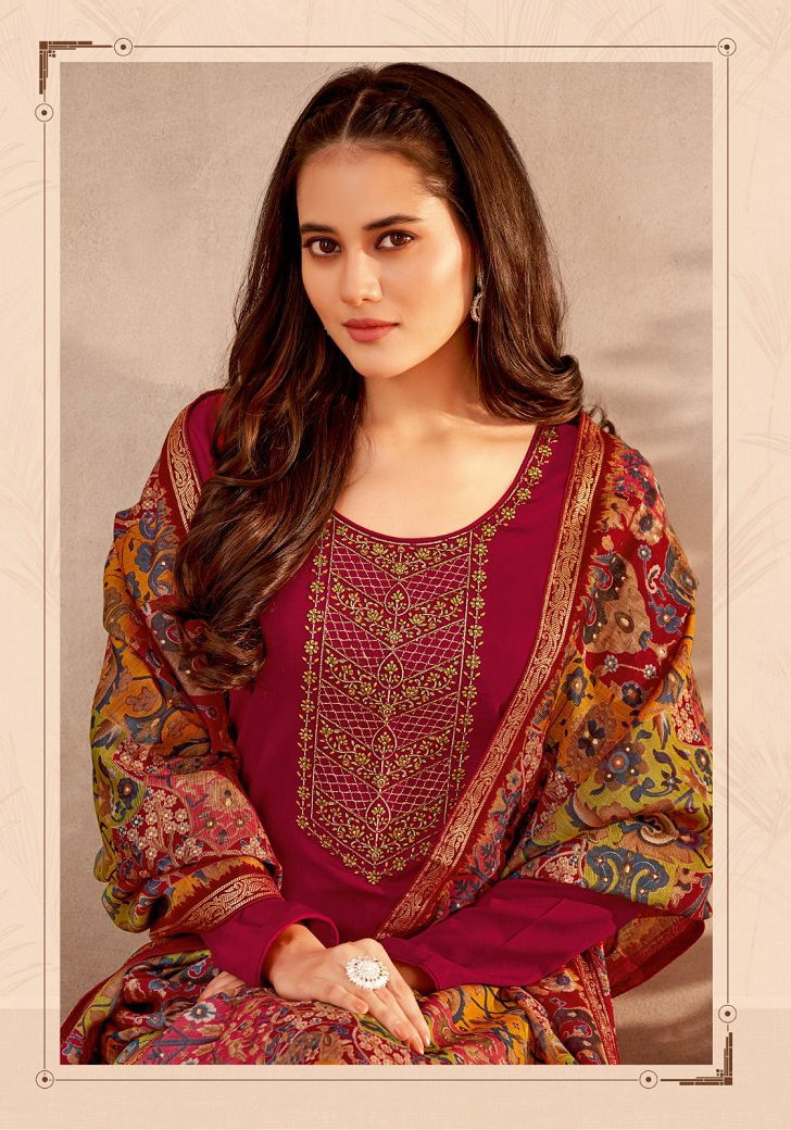 Pal Vol 3 By Suryajyoti Embroidery Printed Jaam Satin Dress Material Wholesale Shop In Surat
